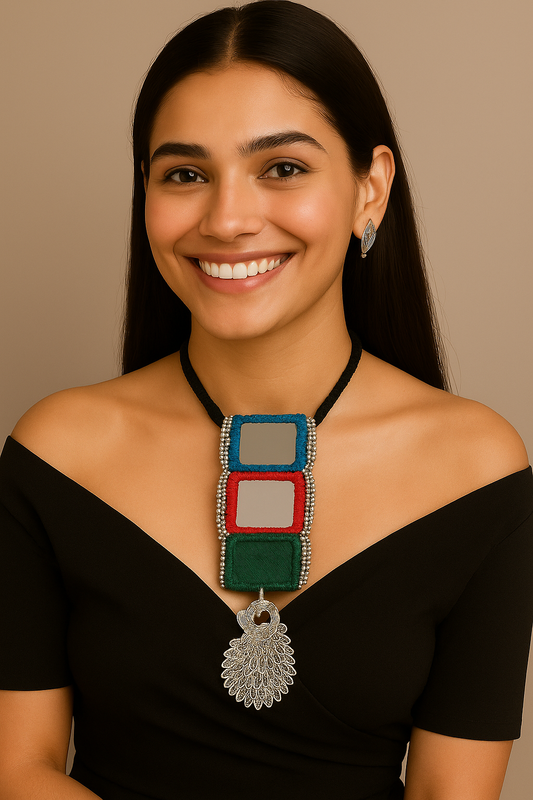 Peacock Prism Necklace